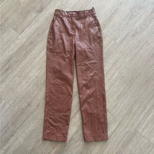 Babaton Brown Faux Leather Pants